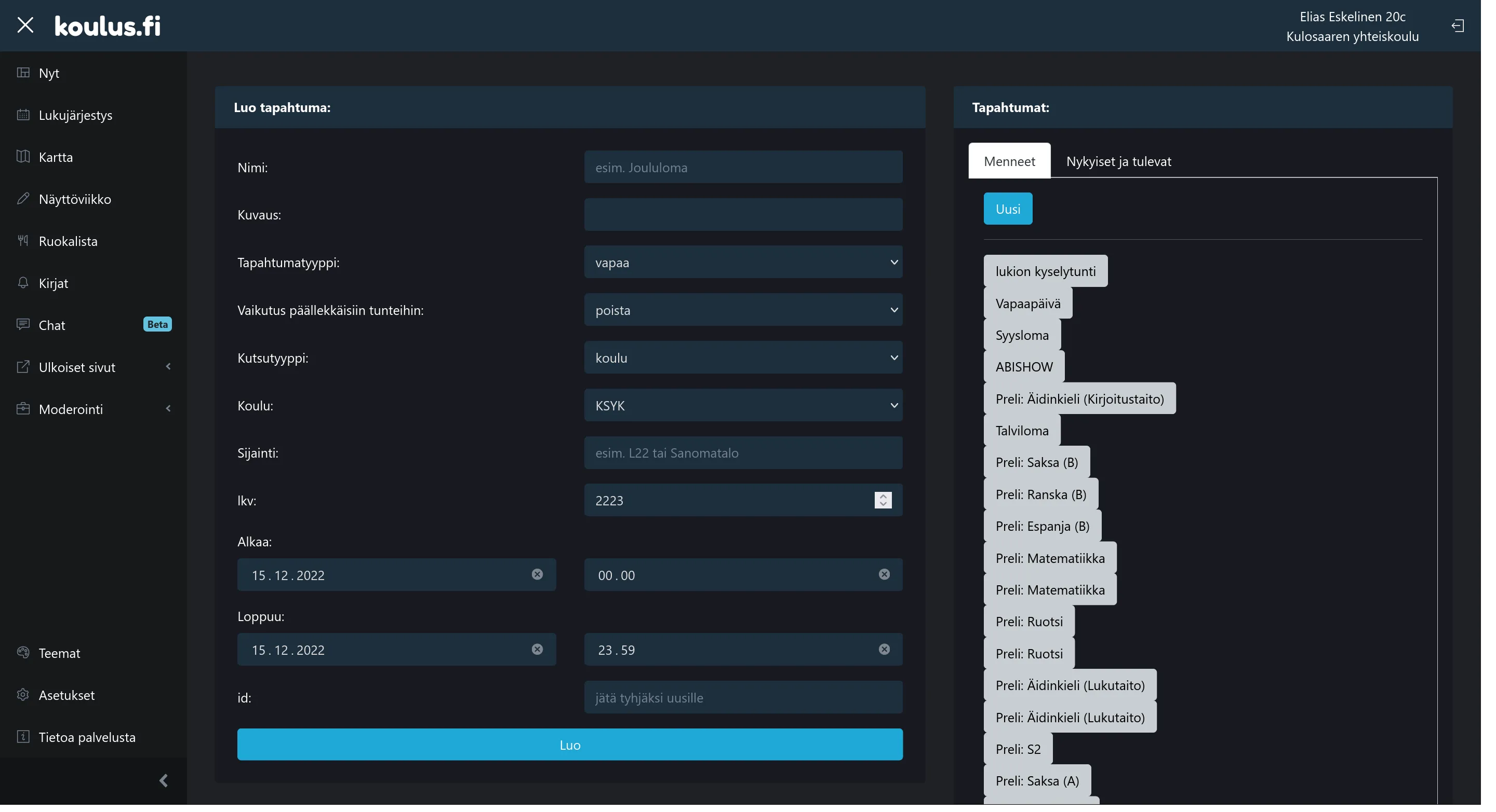 select screenshot 3 of Koulus.fi
