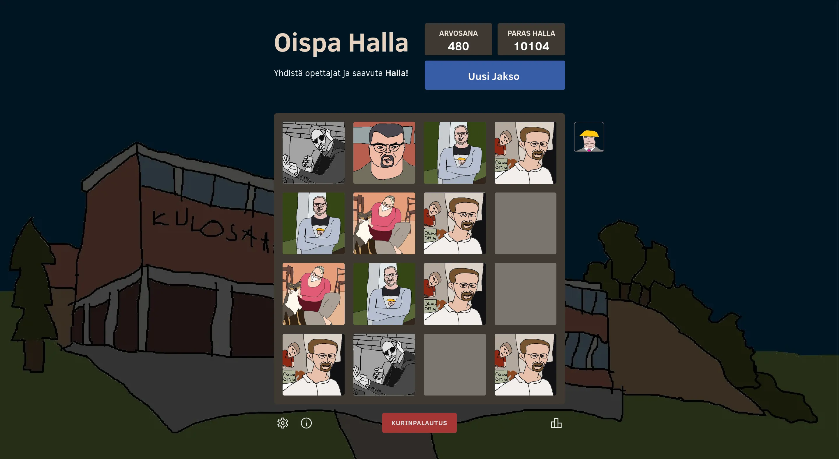 screenshot of OispaHalla