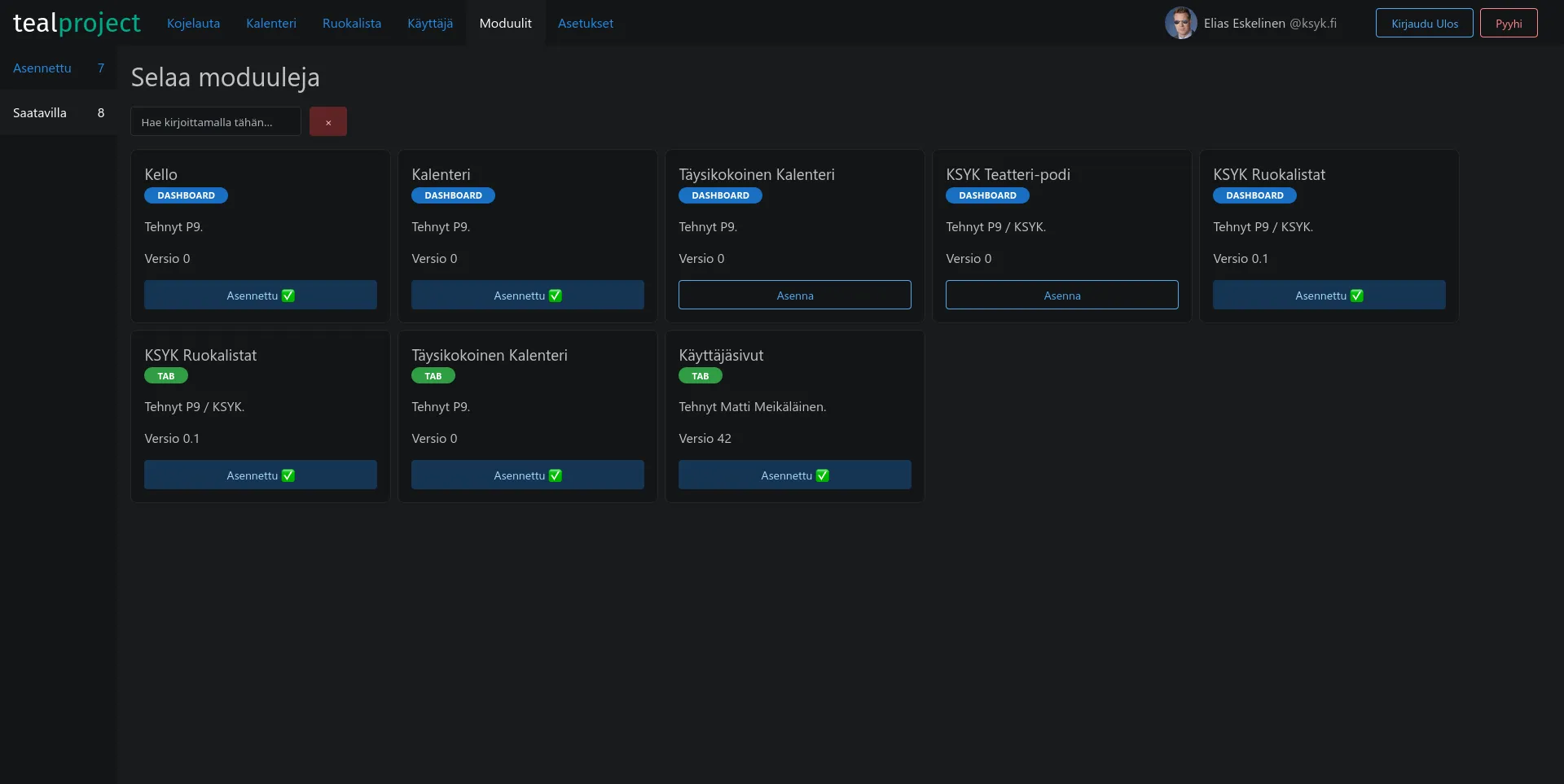 select screenshot 1 of Tealproject